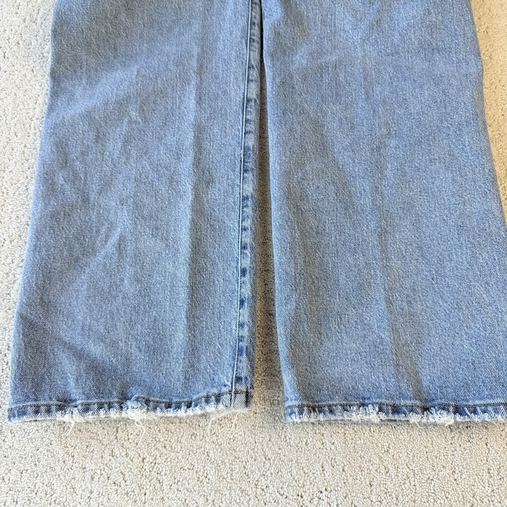AGOLDE Harper Crop Womens Size 26 High Rise Straight Light Wash $188 - Picture 6 of 14